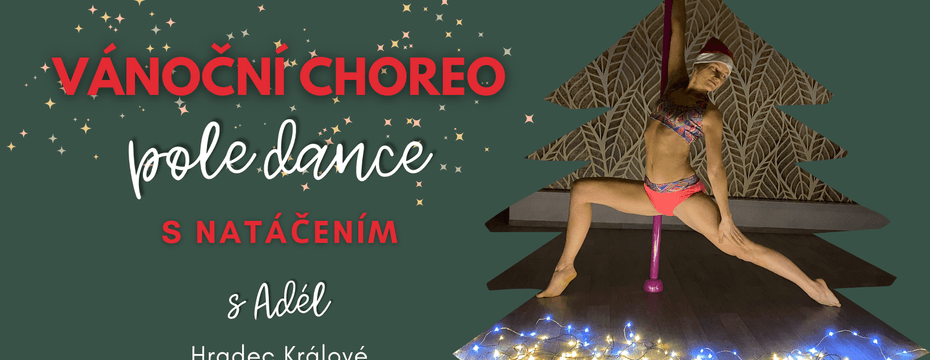 Vánoční choreo pole dance s natáčením